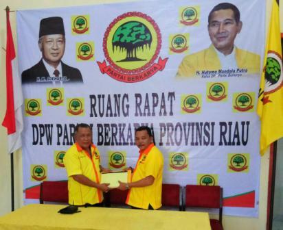 Ardiansyah Resmi Pimpin DPD Partai Berkarya Inhil